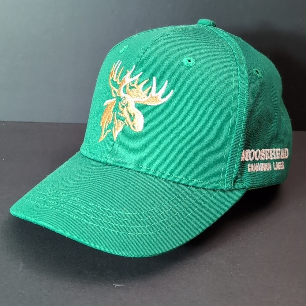 Moosehead Breweries A Canadian Lager Men's Green Snapback Hat .